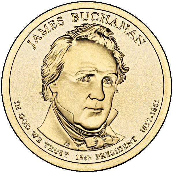 James Buchanan coin