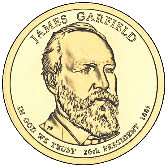James Garfield dollar Coin