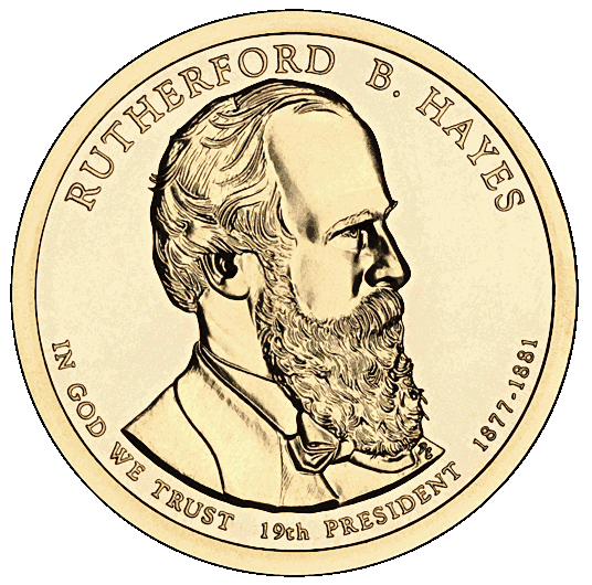Rutherford B Hayes coin