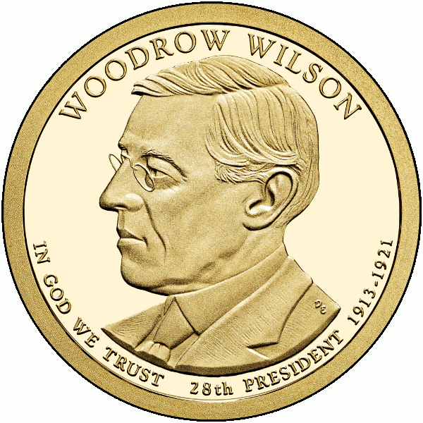 Woodrow Wilson coin