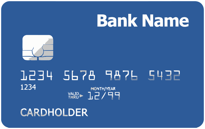 credit card front