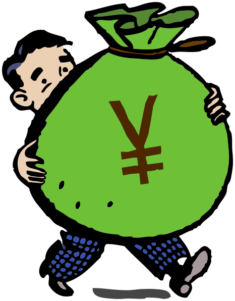 money sack yen 1
