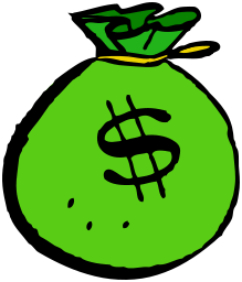 money bag green