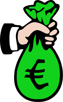sack of euros green