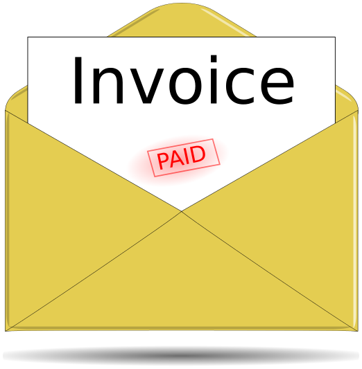 invoice letter paid