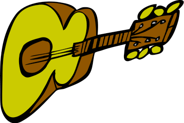 guitar stylized folk