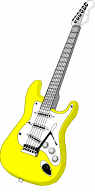 electric guitar yellow