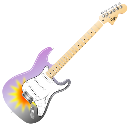 sunburst guitar