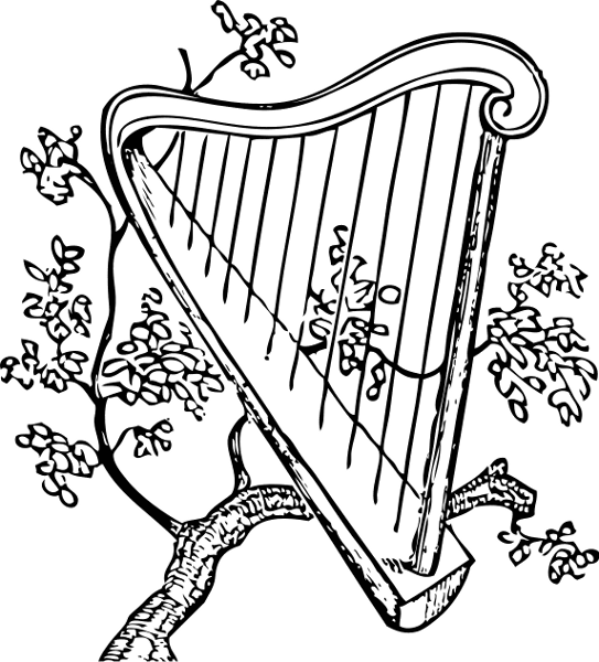 harp in a tree