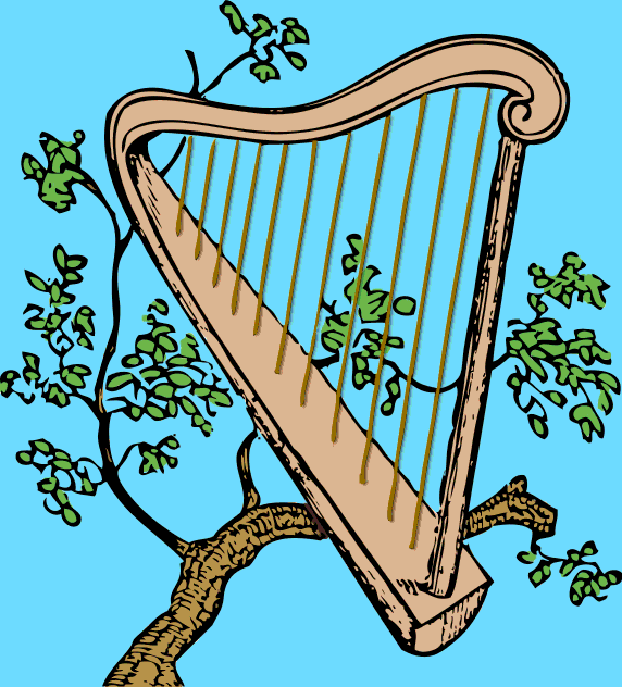 harp in a tree color