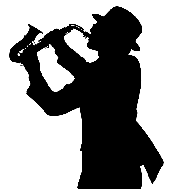 saxophone silhouette