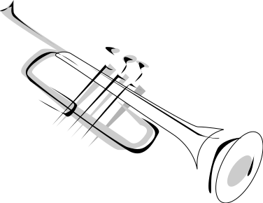 Trumpet line art