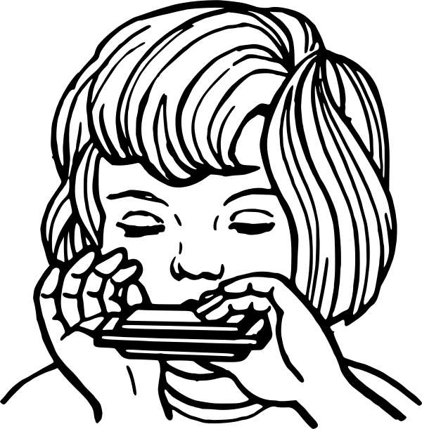 harmonica girl