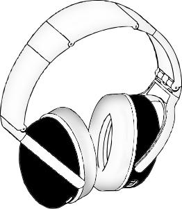 headphones circumaural BW