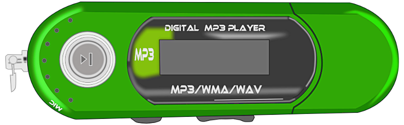 MP3 player green