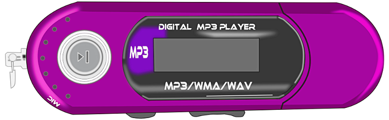 MP3 player purple