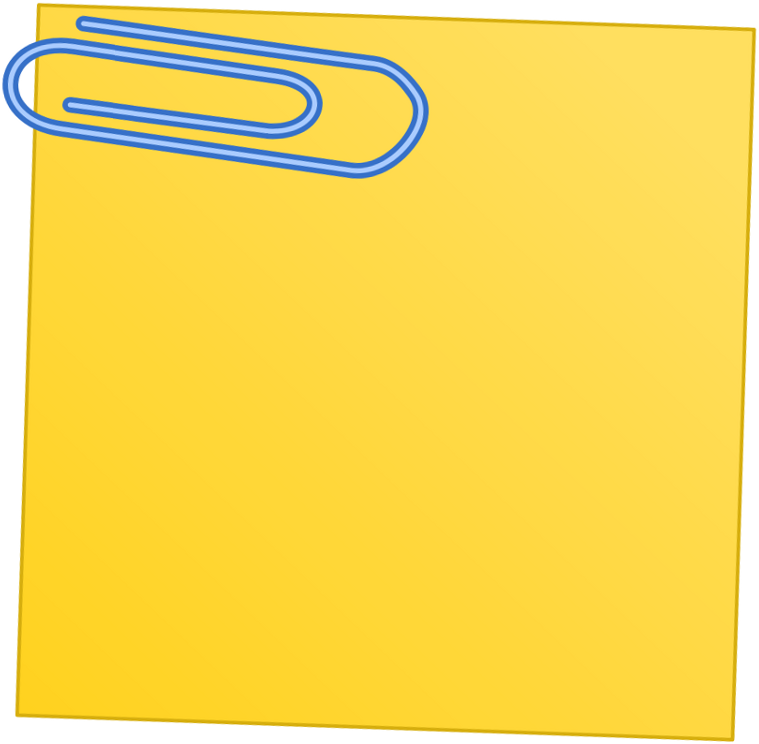 paper clip note large