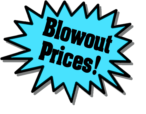 blowout prices rt blue