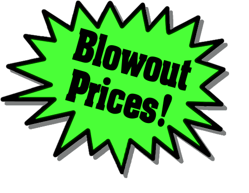 blowout prices rt green