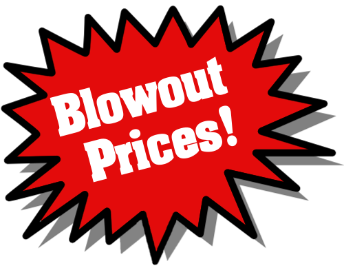 blowout prices left red