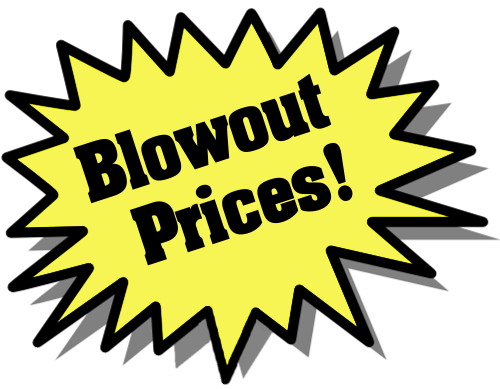 blowout prices left yellow