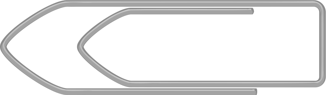 paper clip gray horizontal