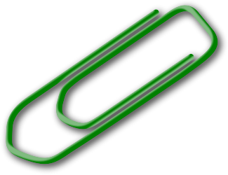 paper clip green