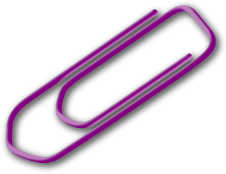 paper clip purple