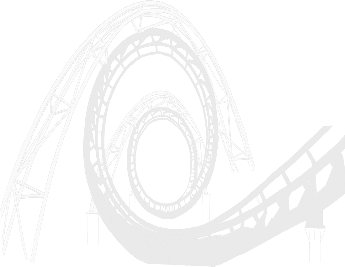 roller coaster track page background