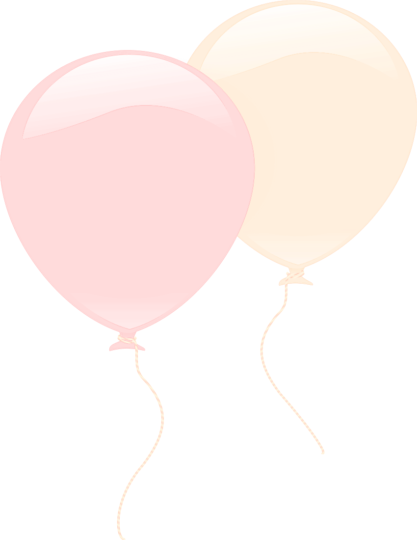 two balloon background page