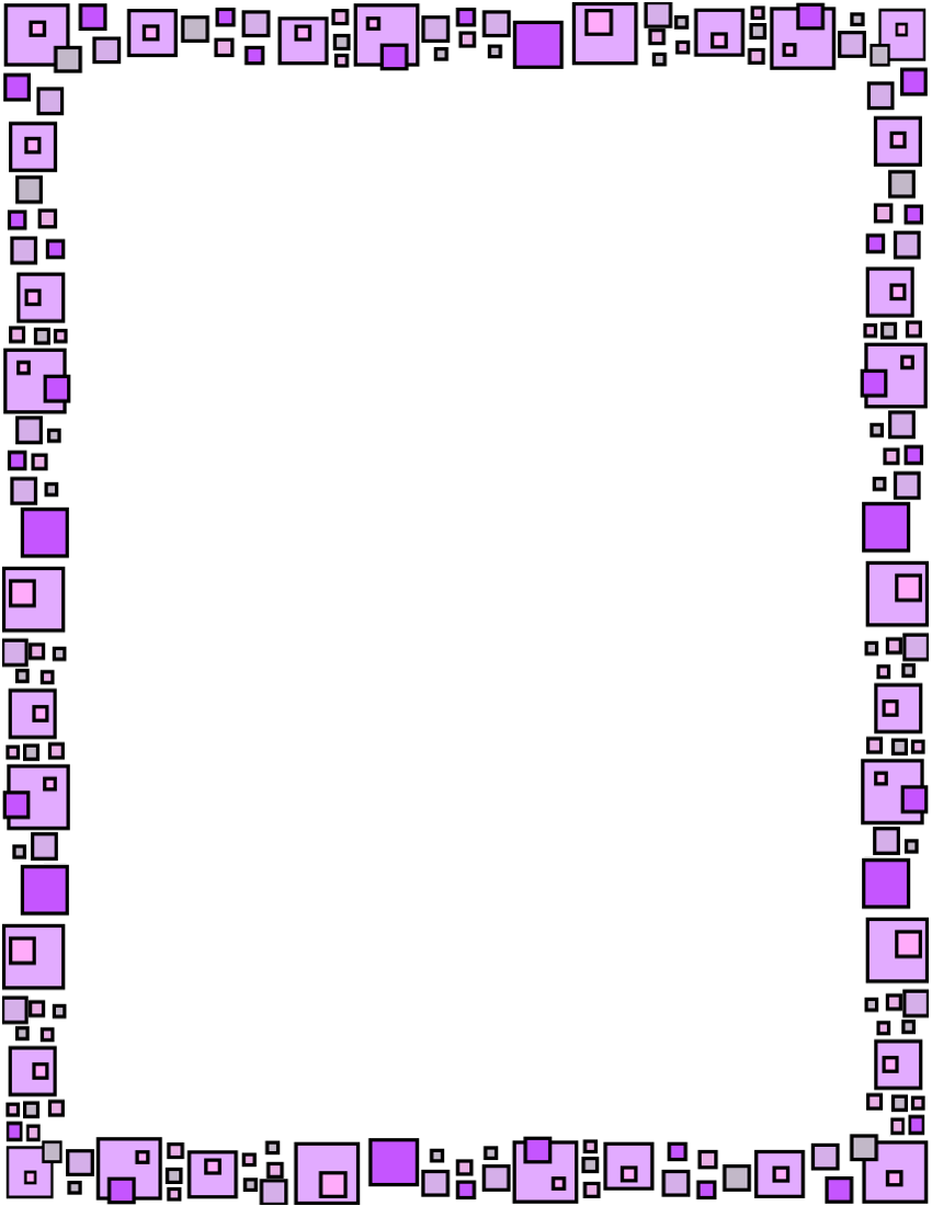 boxes frame purple