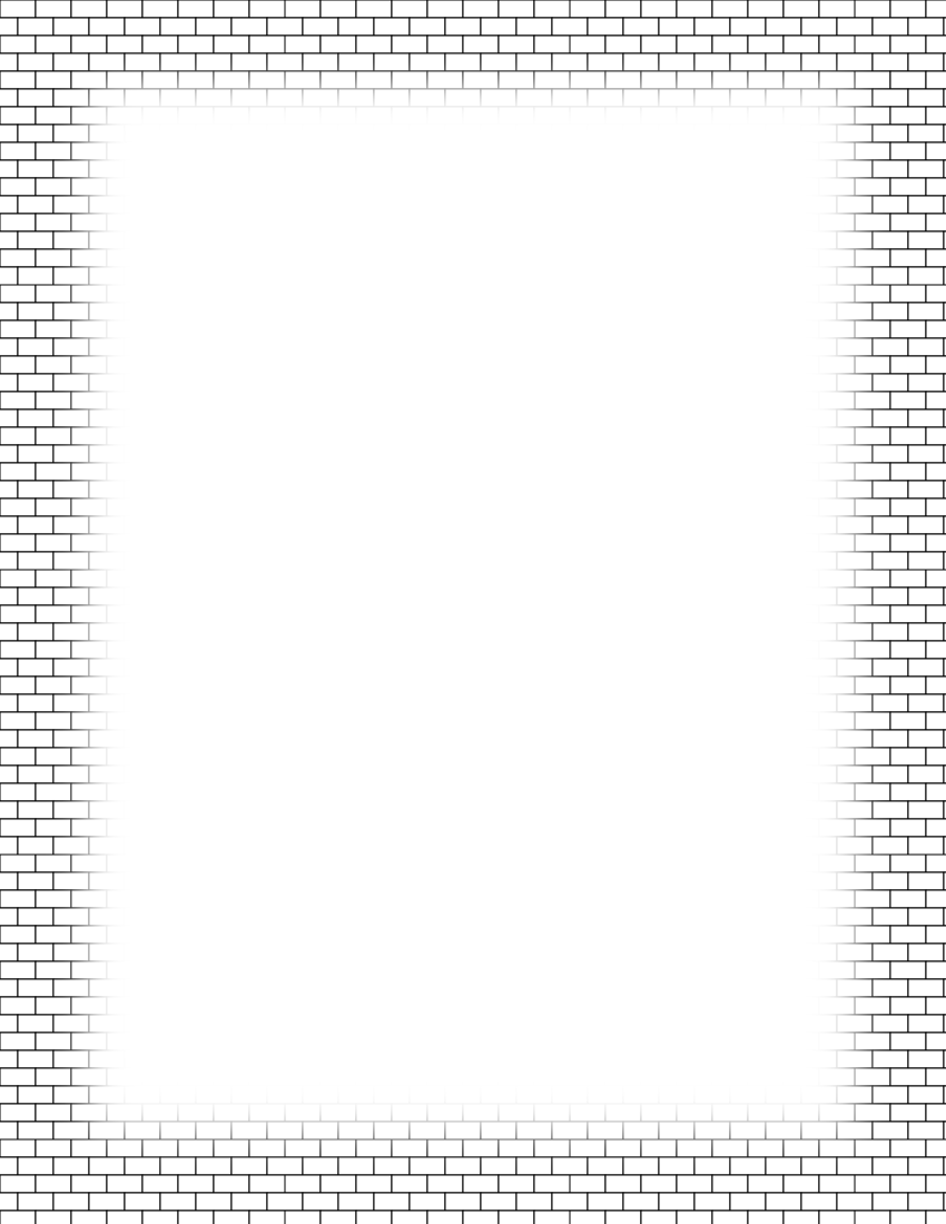 brick wall outline border