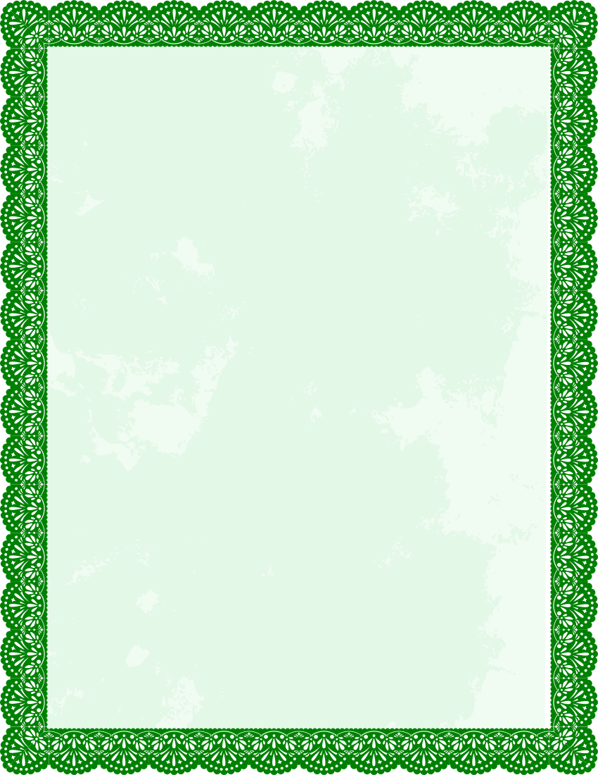 certificate-frame green textured