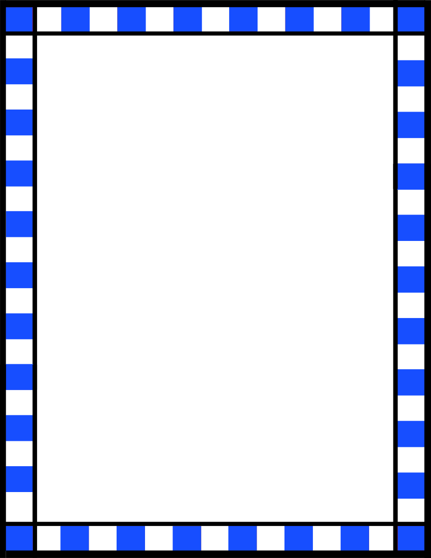 checkered-border-blue