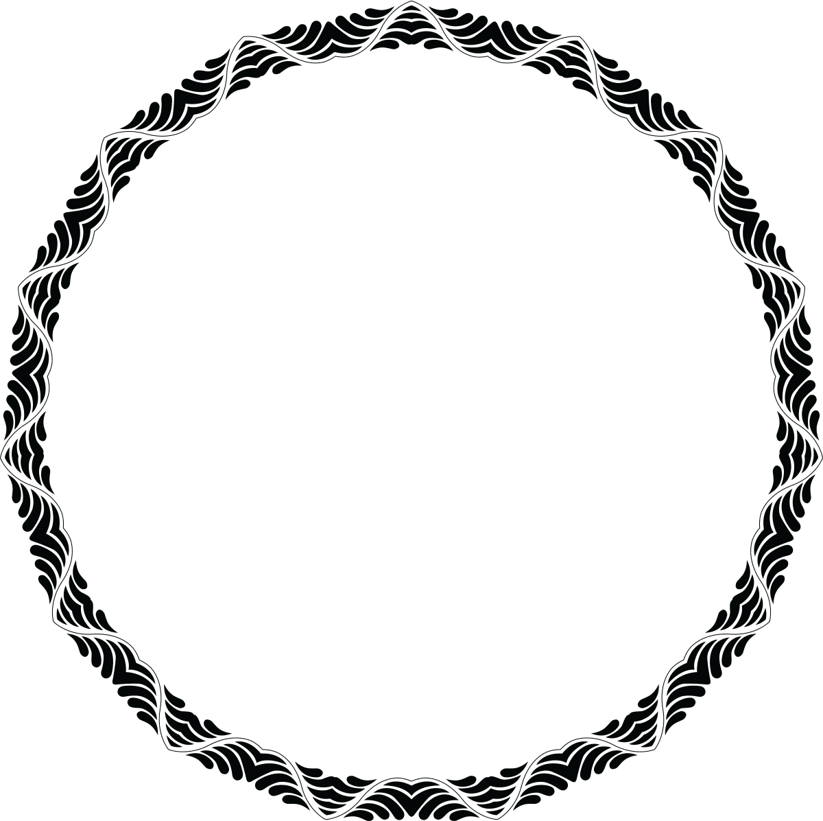 treaded circle frame