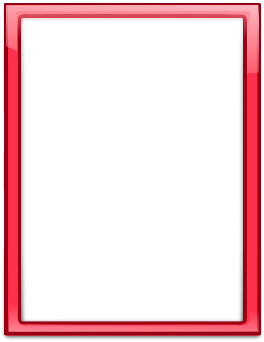 glass frame red vertical