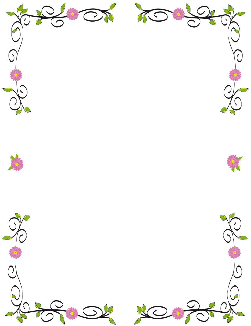 Floral-wrought-border