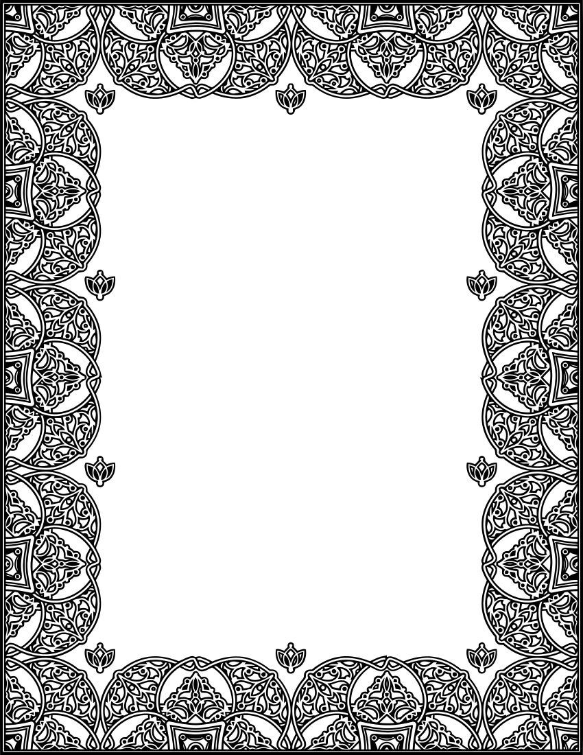 heavy ornamental frame