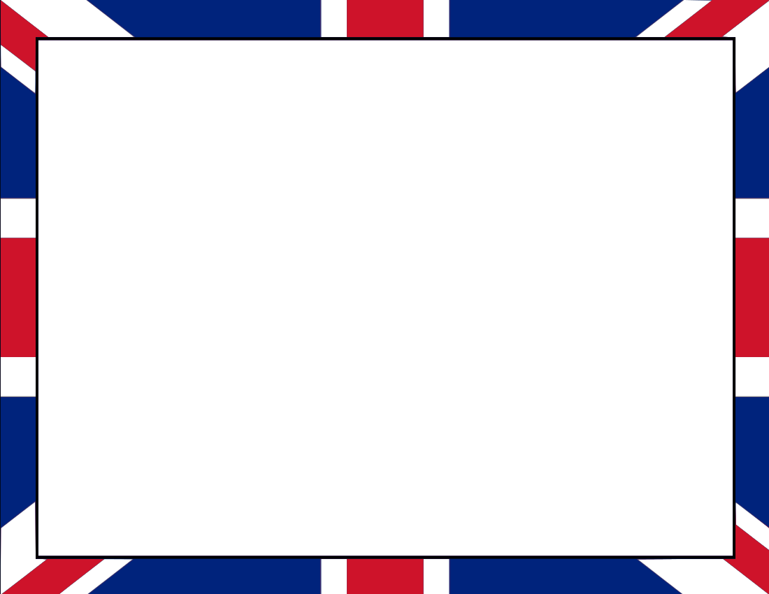 British Flag border