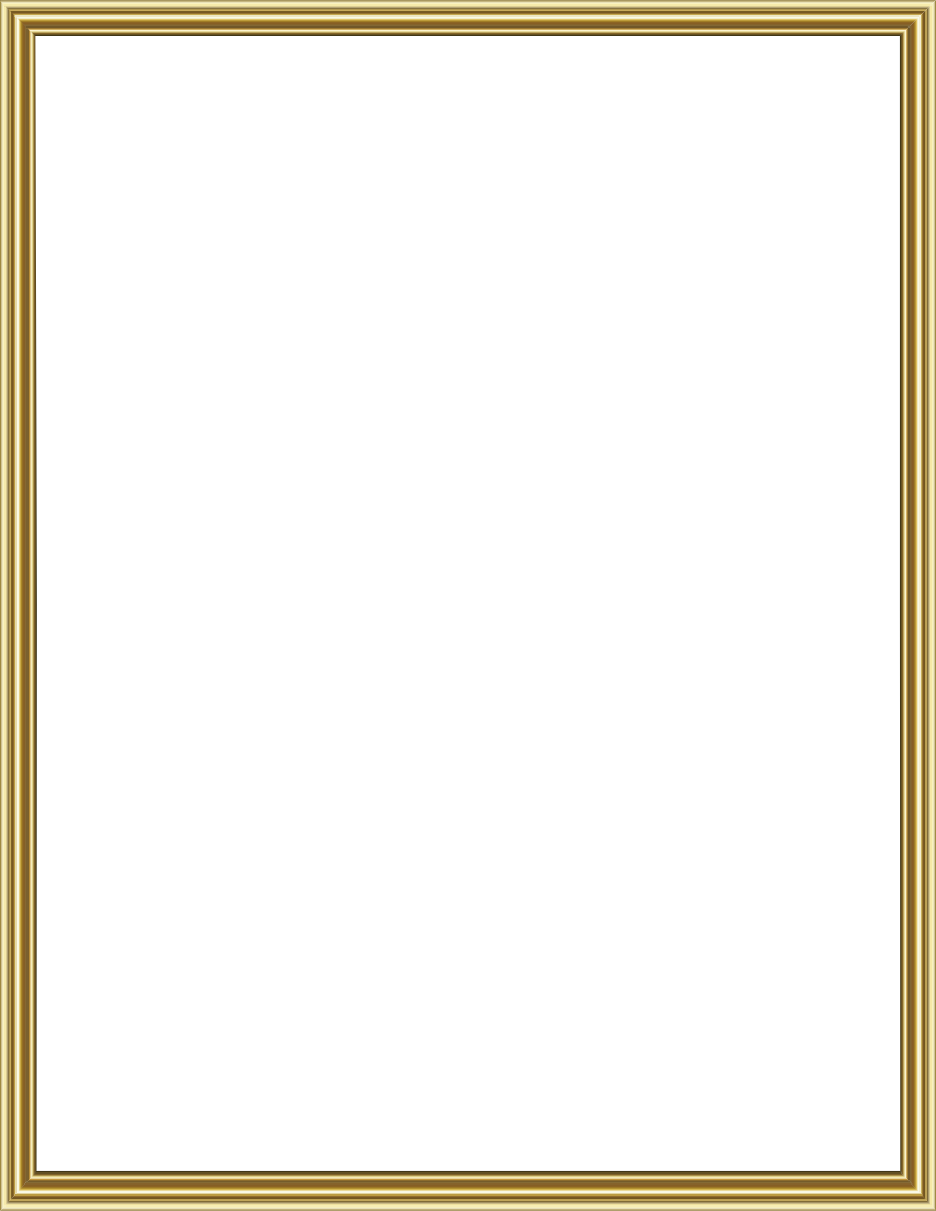 Picture frame gold 3