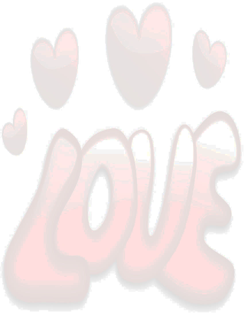 big glossy love background page