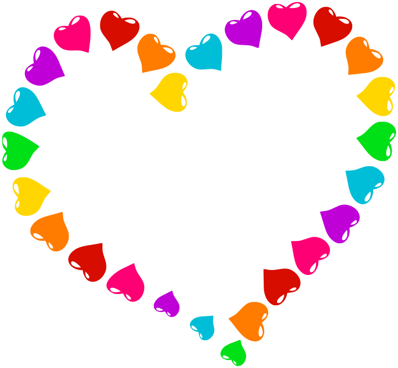 heart of hearts multicolor