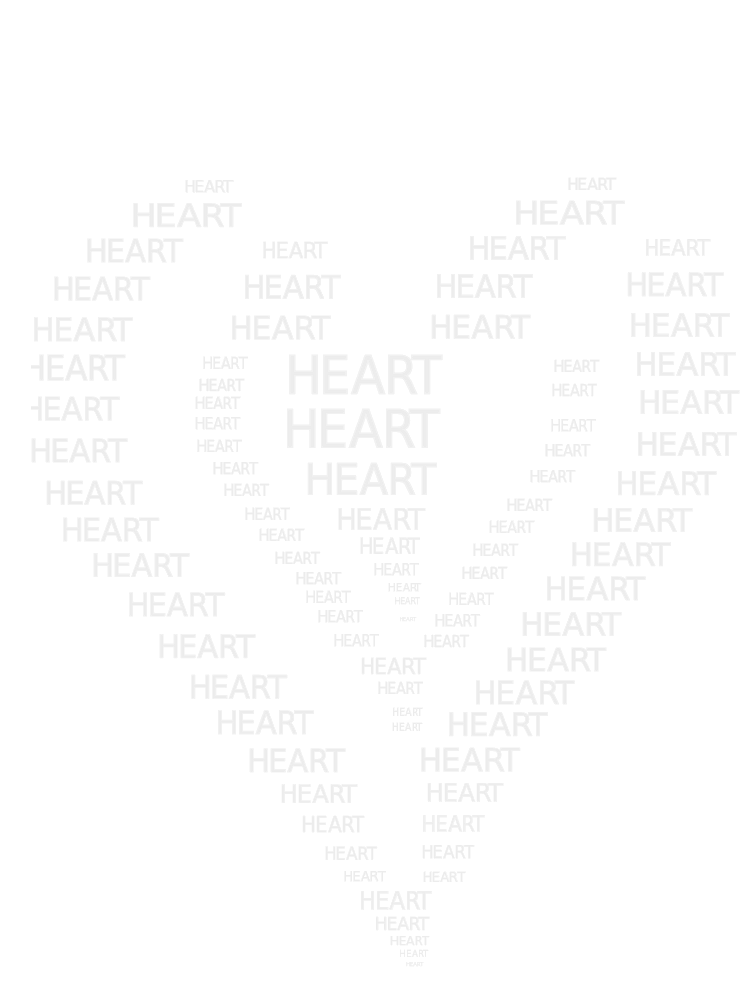 heart of words background page