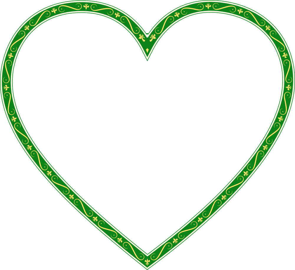 ornamental heart green