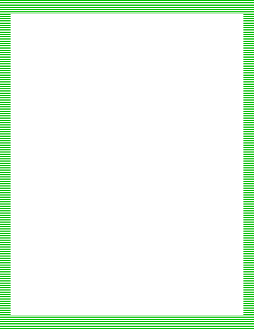 lined frame green