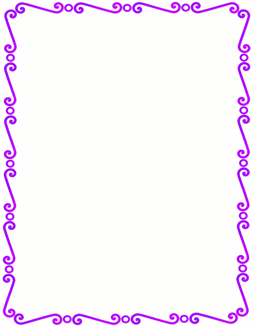 violet spirals border