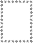 PAGE FRAMES / STAR BORDER @ WPClipart