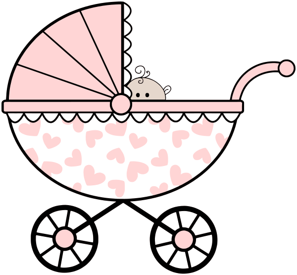 baby carriage pink