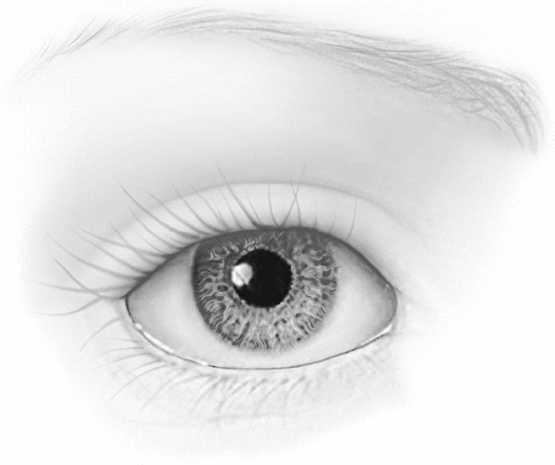 womans eye
