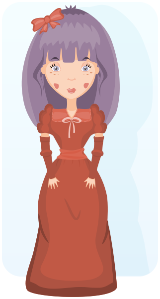Victorian girl cute